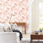 Watercolor Bouquet Blush Wallpaper
