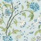 Teahouse Floral Light Blue Wallpaper