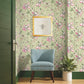 Dream Blossom Light Green Wallpaper