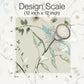 Dream Blossom Taupe & Aqua Wallpaper