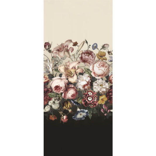 Rachel Rose Taupe Wall Mural