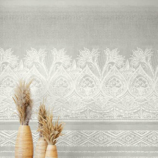 Henna Grey Wall Mural