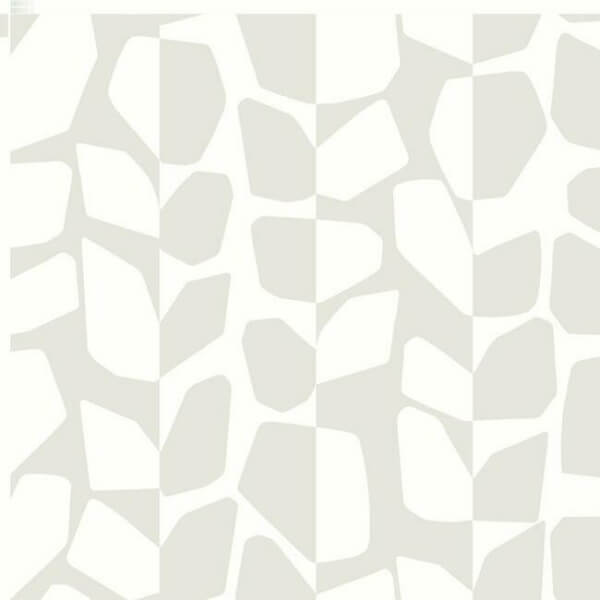 Primitive Vines White & Cream Wallpaper