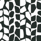 Primitive Vines Black & White Wallpaper