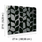 Primitive Vines Black Metallic Wallpaper