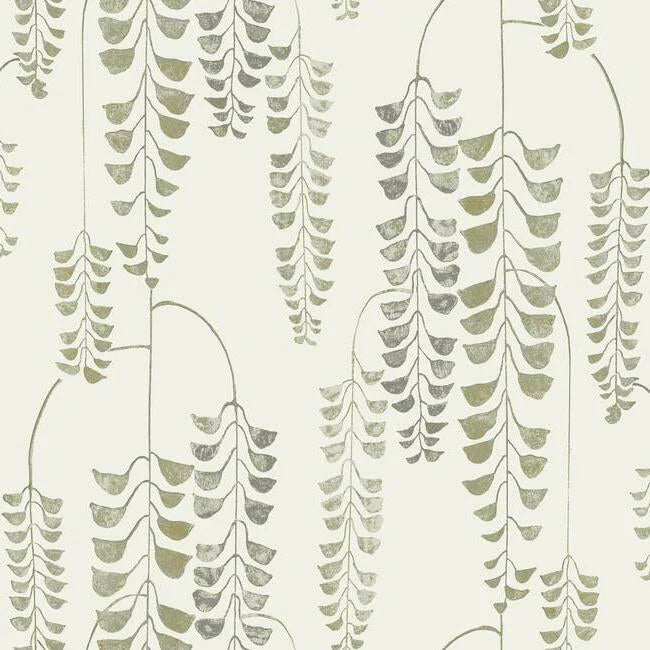 Deco Wisteria Wallpaper