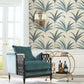 El Morocco Palm Beige Wallpaper