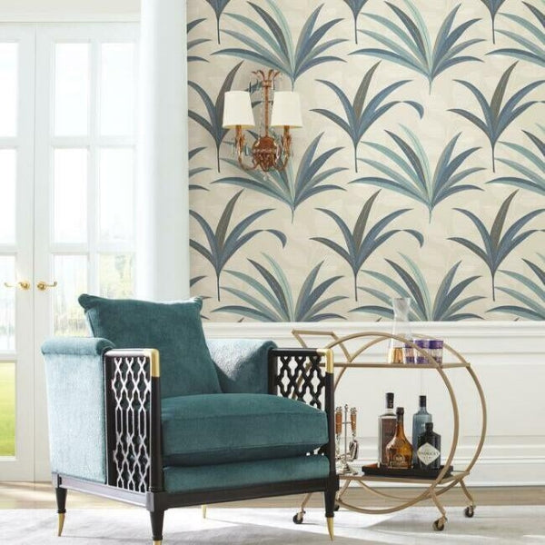 El Morocco Palm Beige Wallpaper