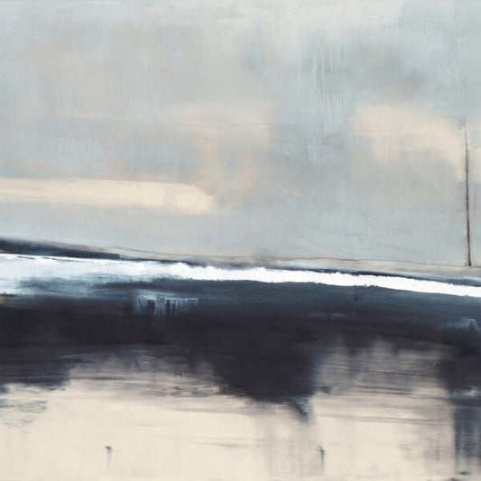 Grounded Navy Wall Mural