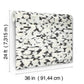 Capiz Offering Black & White Wallpaper