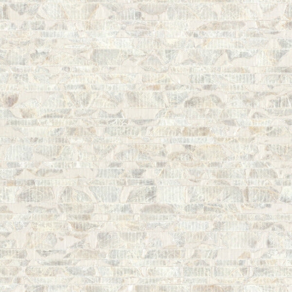Capiz Offering White Pearl Wallpaper