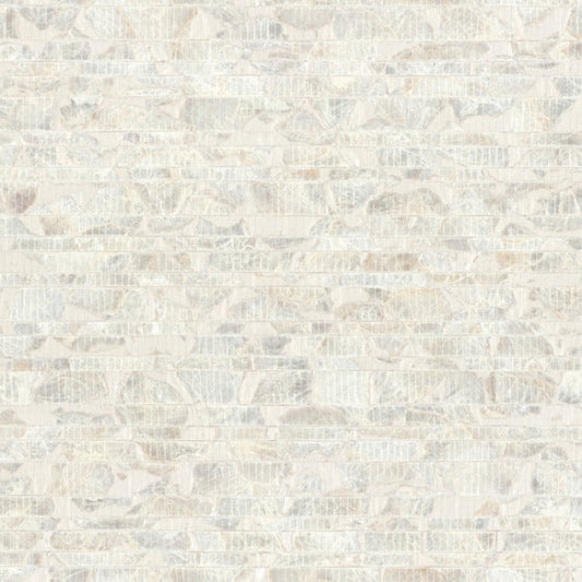 Capiz Offering White Pearl Wallpaper