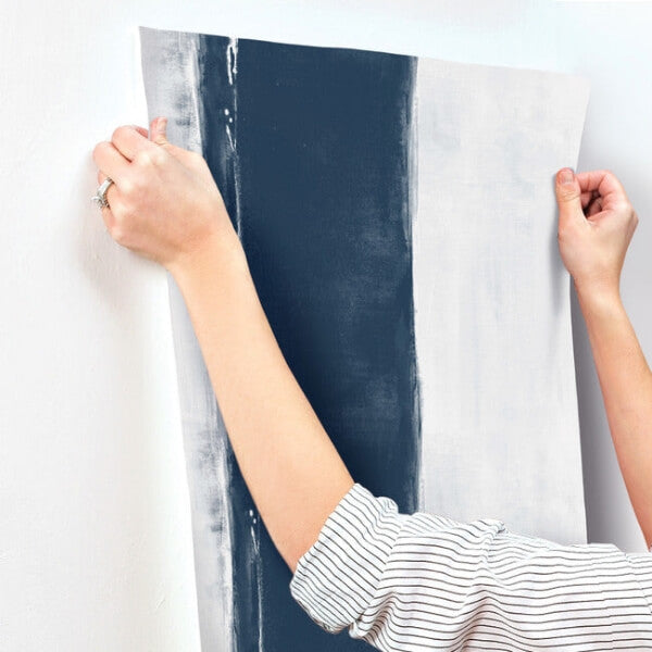 Ink Wash Navy Wallpaper