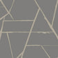 Intersect Grey Metallic Wallpaper