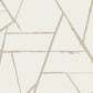 Intersect Beige Metallic Wallpaper