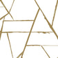 Intersect Gold Metallic Wallpaper