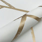Intersect Gold Metallic Wallpaper