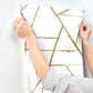 Intersect Gold Metallic Wallpaper
