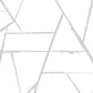 Intersect Silver Metallic Wallpaper