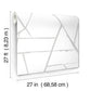 Intersect Silver Metallic Wallpaper