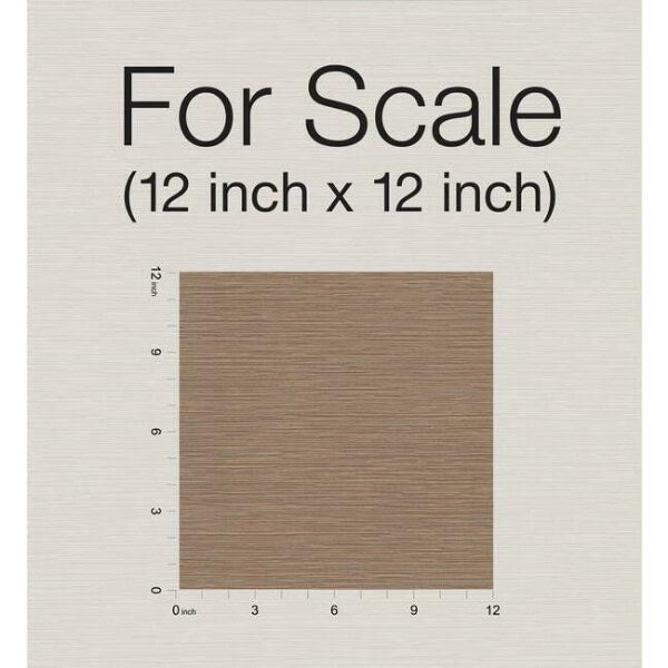 Ramie Weave Brown Wallpaper