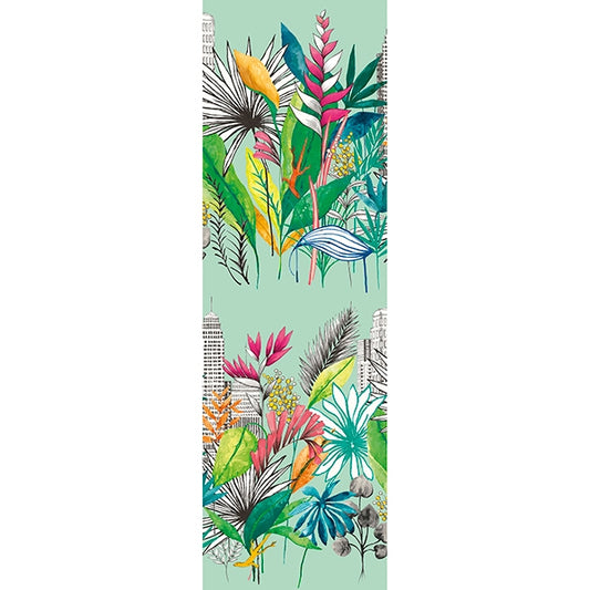 Sierra Mint Urban Tropic Wallpaper