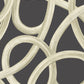 Calix Black Twisted Geo Wallpaper