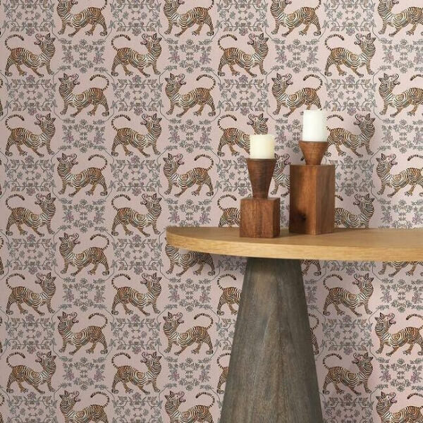 Ferrandi Light Pink Wallpaper