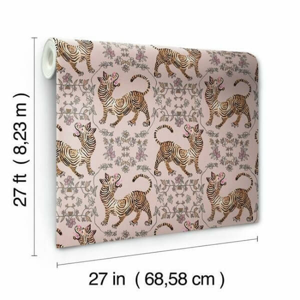Ferrandi Light Pink Wallpaper