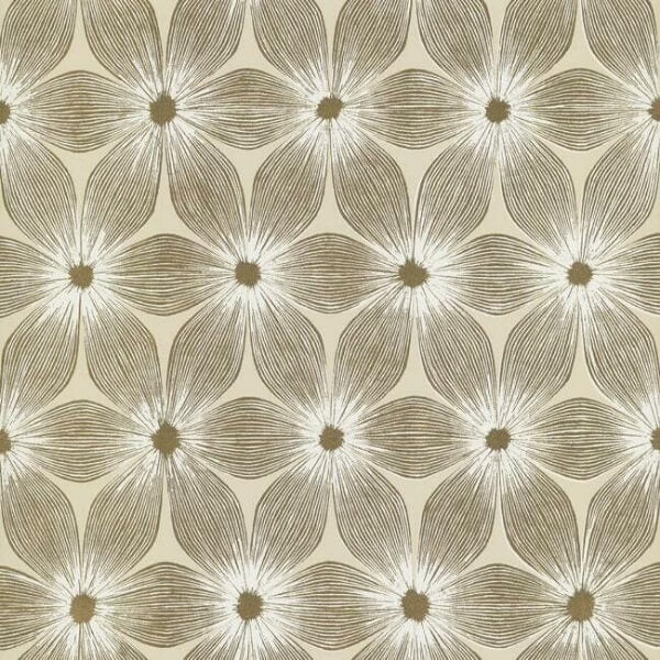 Everlasting Beige & Gold Wallpaper