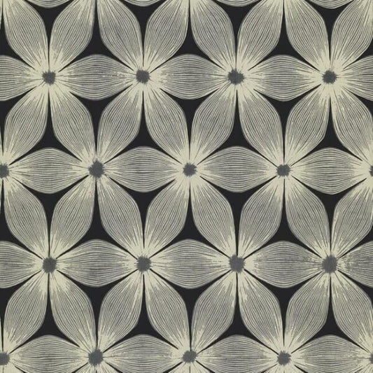 Everlasting Black & Silver Wallpaper