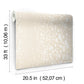 Cream Gilded Confetti Wallpaper