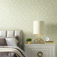 Luminous Ginkgo White & Cream Wallpaper
