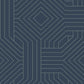 Diverging Diamonds Navy Wallpaper