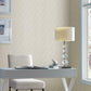 Opposites Attract Cream Wallpaper