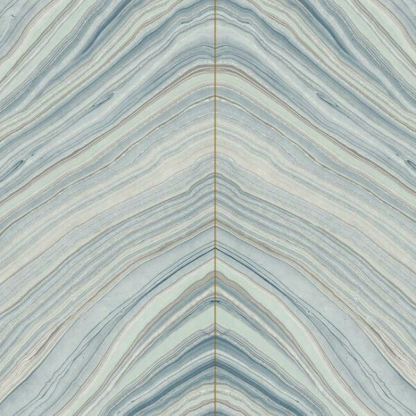 Onyx Strata Blue Wallpaper