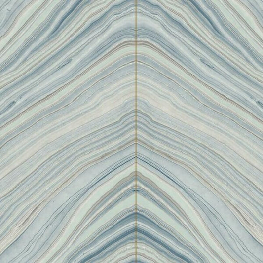 Onyx Strata Blue Wallpaper