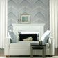 Onyx Strata Blue Wallpaper