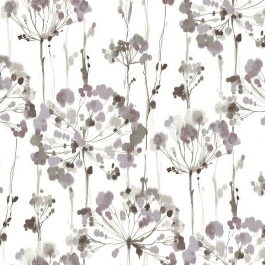 Flourish Purple Wallpaper