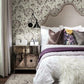 Flourish Purple Wallpaper