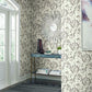Flourish Purple Wallpaper