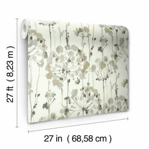 Flourish Beige Wallpaper