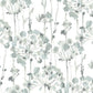 Flourish Blue & Grey Wallpaper