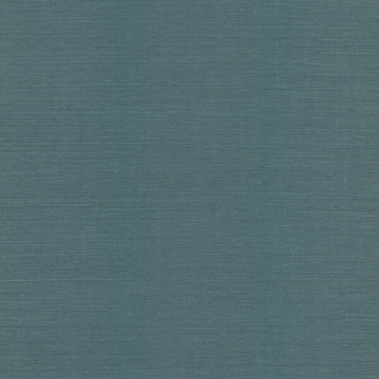 Sisal Twill Grasscloth Teal Wallpaper