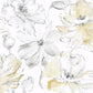 Floral Dreams Yellow Wallpaper
