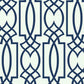 Large Lattice Blue Wallpaper