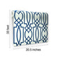 Large Lattice Blue Wallpaper