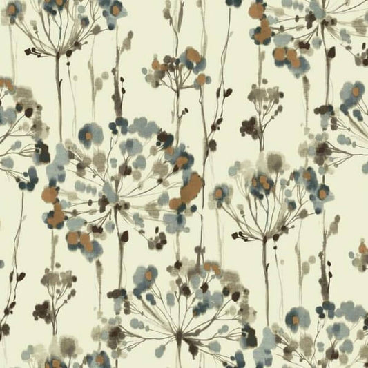 Flourish Teal Wallpaper