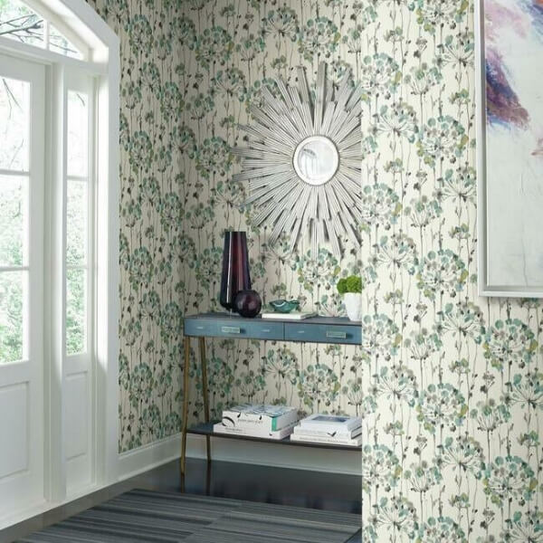Flourish Gold Metallic Wallpaper