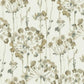 Flourish Taupe Metallic Wallpaper